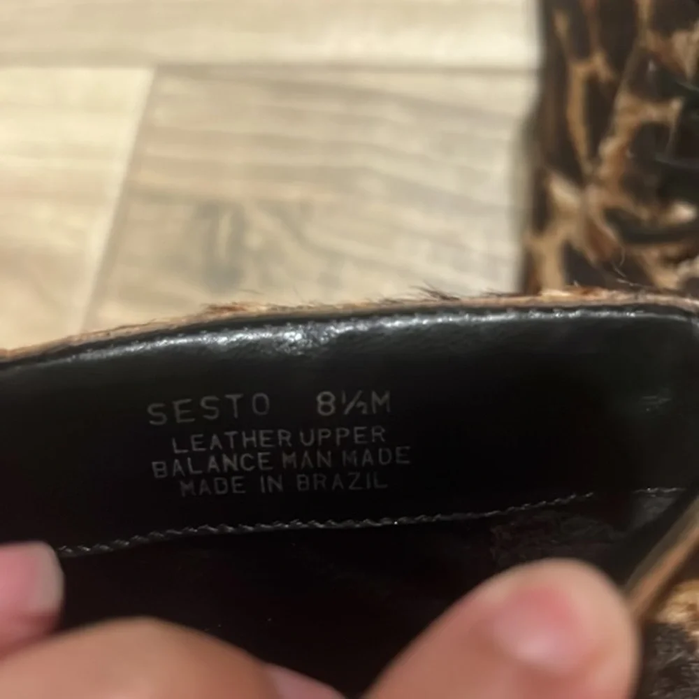 Steve Madden Leopard Print Ankle Boots - Picture 6 of 14